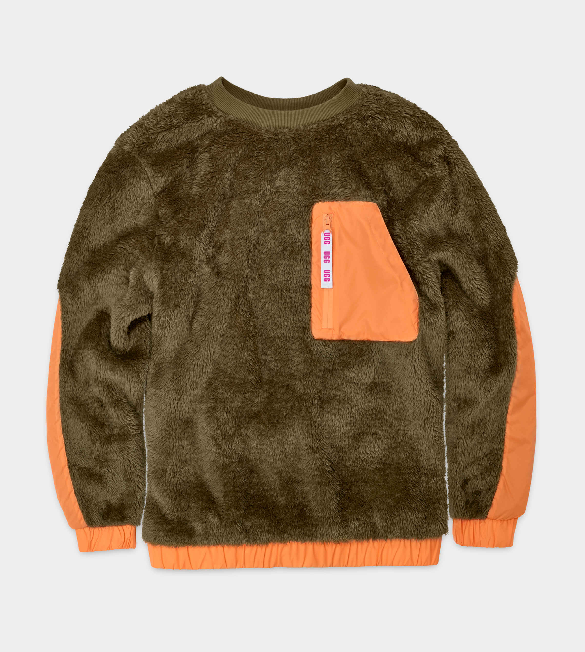 Sherpa crewneck pullover 2025